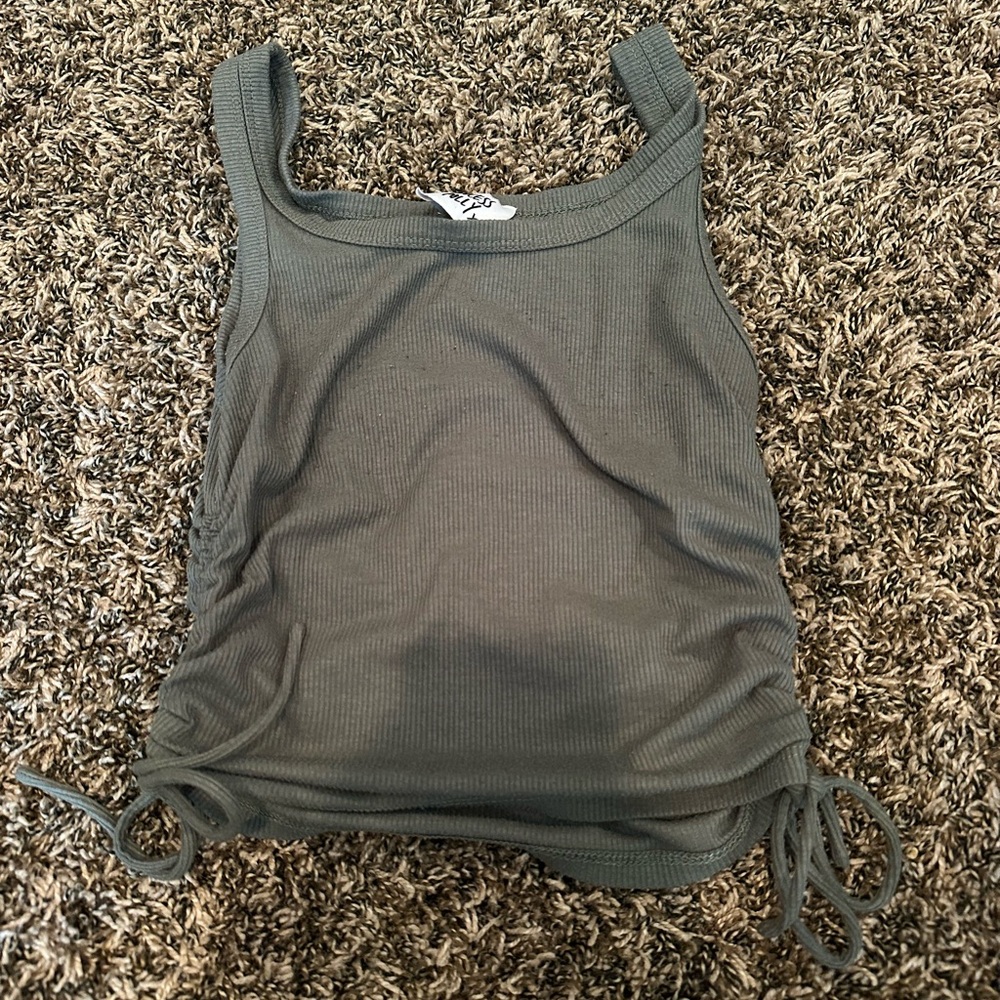 princess polly Olive Green Sleeveless Top
